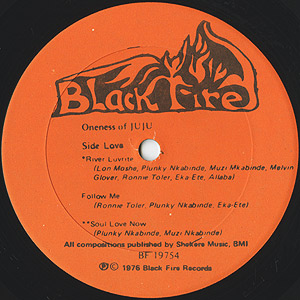 Oneness Of Juju / Space Jungle Luv(LP) / Black Fire 1976 US