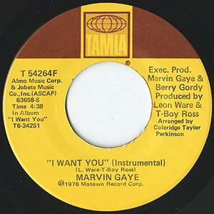 MARVIN GAYE / I Want You (7) / Tamla | WAXPEND RECORDS MARVIN GAYE / I Want You (7) / Tamla | WAXPEND RECORDS