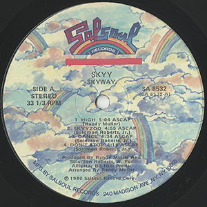 Skyy / Skyway(LP) / Salsoul 1980 USオリジナル盤 EX-/EX