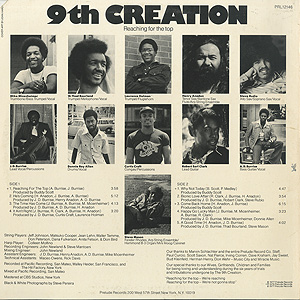 9th Creation / Reaching For The Top(Promo LP) / Prelude 1977