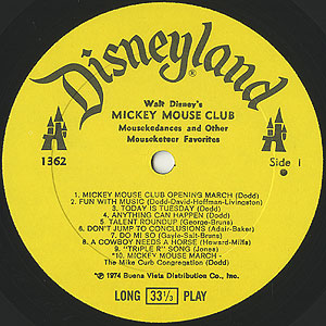Mickey Mouse Club / Mousekedances And Other Mouseketeer