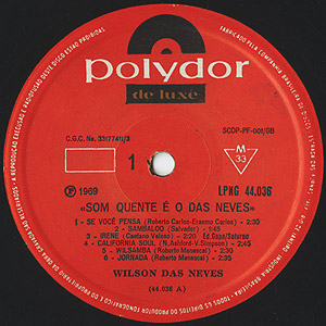 Wilson das Neves / Som Quente E O Das Neves (LP) / Polydor