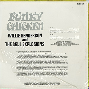 Willie Henderson And The Soul Explosions – Funky Chicken – Vinyl (LP,  Album, Stereo), 1970 [r552837] | Discogs