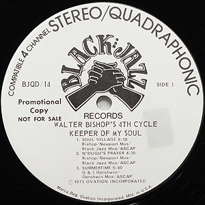 Walter Bishop Jr.'s 4th Cycle / Keeper Of My Soul(LP