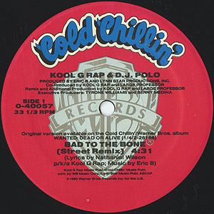 Kool G Rap & D.J. Polo / Bad To The Bone(12inch) / Cold