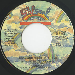 洋楽 CANDIDO Candido / Jingo/Rock and Shuffle(7inch) / Salsoul 1979 US