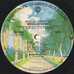 Miroslav Vitous / Magical Shepherd(LP) / Warner Bros 1976 US