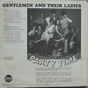 Gentlemen & Their Ladies / Party Time(LP) / Jean 1974 USオリジナル