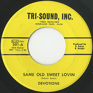 ④50's 〜 Doo-Wop Soul Funk セット Devotions / Same Old Sweet Lovin(7inch) / Tri-Sound, Inc