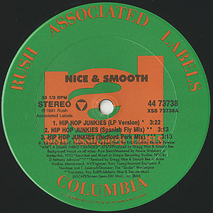 Nice & Smooth / Hip Hop Junkies(12inch) / RAL/Columbia 1991