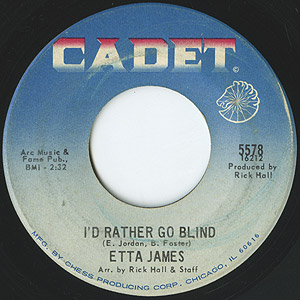 Etta James / Tell Mama/I'd Rather Go Blind (7inch) / Cadet