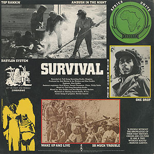 Bob Marley & The Wailers / Survival(LP) / Island 1979 US