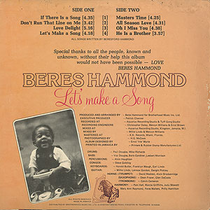 レゲエ BERES HAMMOND 3枚セット　WKS Beres Hammond(ベレス・ハモンド)｜76年名盤『Soul Reggae』が