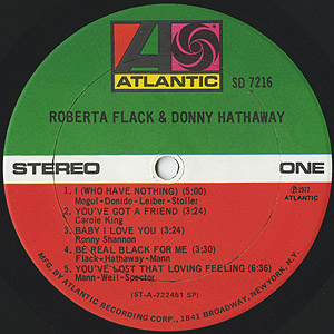 Roberta Flack and Donny Hathaway(LP)