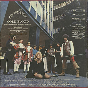 Cold Blood / S.T.(LP) / San Francisco 1969 USオリジナル盤 VG