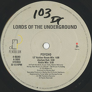 激レア！ミスレーベル盤！ LORDS OF THE UNDERGROUND 激レア！ミスレーベル盤！ LORDS OF THE UNDERGROUND Lords of
