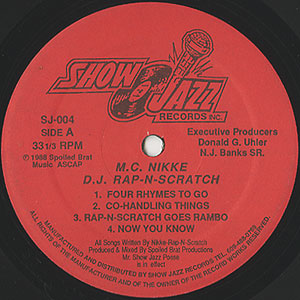 M.C. Nikke & D.J. Rap-N-Scratch / 4 Rhymes 2 Go(LP) / Show