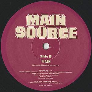 Main Source / Looking At The Front Door(Uncut)/Time(12inch) / P