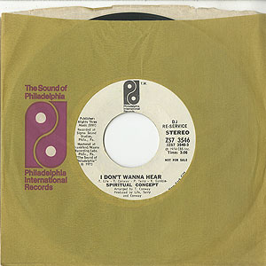 人気 Spiritual Concept / I Don't Wanna Hear(Promo7inch その他