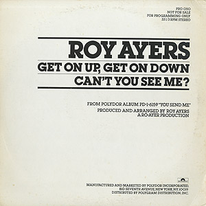 Roy Ayers / Get On Up, Get On Down/Can't You See Me(12inch