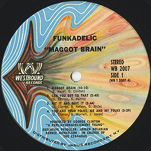 Funkadelic / Maggot Brain(LP) / Westboud 1971 USオリジナル盤 VG+/