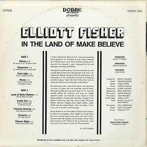 Elliott Fisher / In The Land Of Make Believe(LP) / Dobre 1976 US