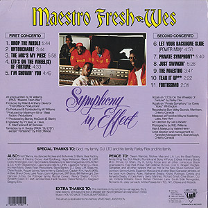 MAESTRO FRESH WES USオリジナル LP Hiphop R&B