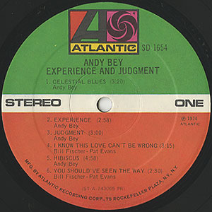 Experience and Judgement(LP) Experience and Judgement(LP)