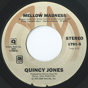 洋楽 Quincy Jones - Mellow Madness Quincy Jones – Mellow Madness – Vinyl (LP, Album), 1975