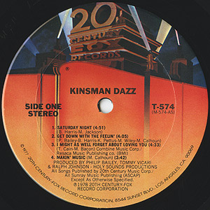 洋楽 KINSMAN DAZZ/DAZZ (US LP) 中古LP / USオリジナル】Kinsman Dazz - Dazz – CELLAR RECORDS