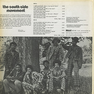 ★ＵＳオリジナル盤★『ムーヴィン'』サウスサイド・ムーヴメント South Side Movement / S.T.(LP) / Wand 1973 USオリジナル盤 VG+/EX
