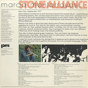 Marcio Montarroyos/Stone Alliance / S.T.(LP) / PM 1974 US