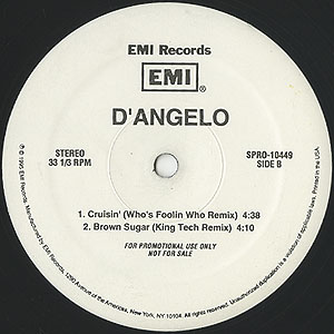 D'Angelo / Crusin/Brown Sugar(Remix)(Promo12inch) / EMI 1995 US