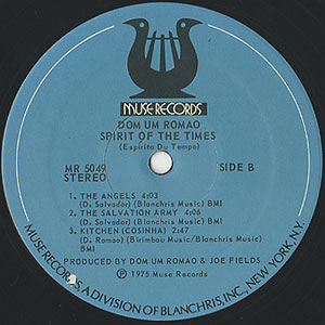 DOM UM ROMAO LP プロモ盤 Dom Um Romao / Spirit Of The Times(LP) / Muse 1975 US