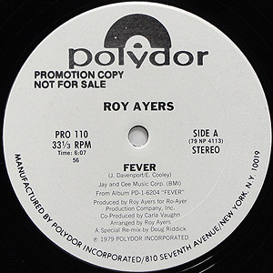 79年USオリジナル版！Roy Ayers – Fever Roy Ayers – Fever – Vinyl (LP), 1979 [r168171] | Discogs
